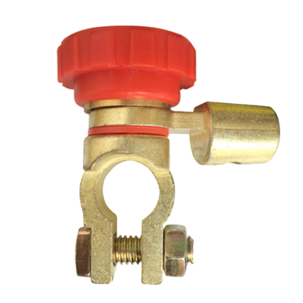 Heavy Duty Car Battery Disconnect Switch With Copper Build, Leakproof Knob, Prevents Drain 9382693415714