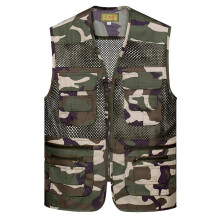 Men's Outdoor Hunting Jacket Lightweight Breathable QuickDrying Sleeveless Fishing Vest Camouflage Safari Trekking 3XL
