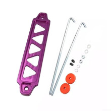 Battery Bracket with Accessories Easy Installation Purple Universal Fit