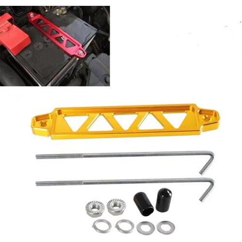 Battery Bracket with Accessories Easy Installation Purple Universal Fit 1