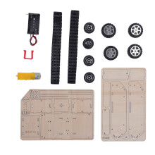 Buchen-Tank-Bausatz für Kinder DIY-Puzzle Wissenschaftsexperiment