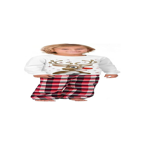 Γυναικείο παντελόνι πιτζάμας Cozy Fleece, χνουδωτό καρό μπουφάν με άνετη εφαρμογή, 2