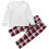 Γυναικείο παντελόνι πιτζάμας Cozy Fleece, χνουδωτό καρό μπουφάν με άνετη εφαρμογή, 5