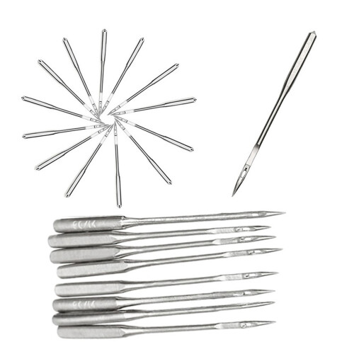 Easy Threading Sewing Machine Needles for Beginners, Excellent Compatibility Household Needle Set with Assorted Sewing Machine Needle Combo, HAX1