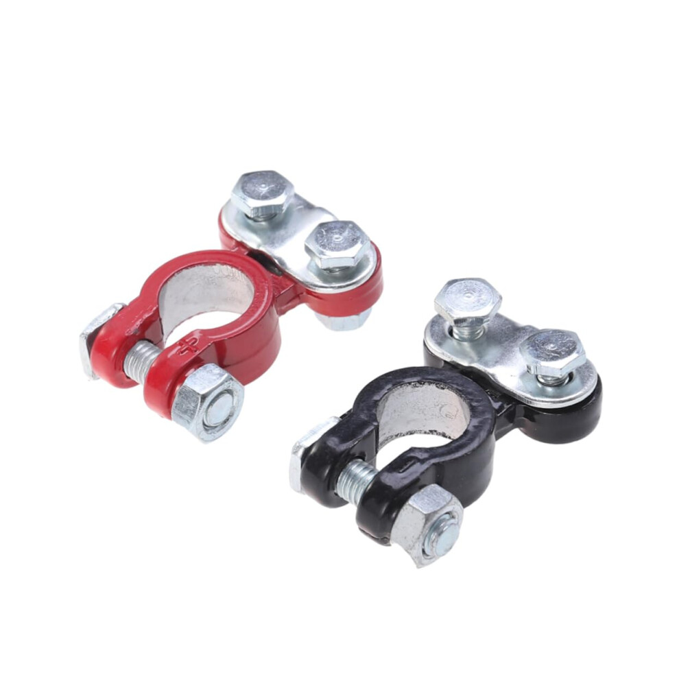 Car Battery Terminal Connectors Aluminum Clamps Positive Negative Pair For Car Boat Rv Truck 9347817644319