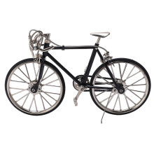 Moto da corsa in metallo pressofuso, design squisito, simulazione, mini moto, bicicletta vintage, ornamenti in metallo, modello fatto a mano,