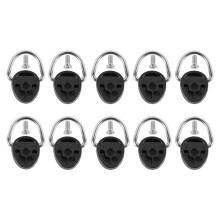 10-PACK Metal Tie-Down Anchors D-Ring Buckle for Jimny JB64 JB74W 2019 2020 2021 Trunk Cargo Area