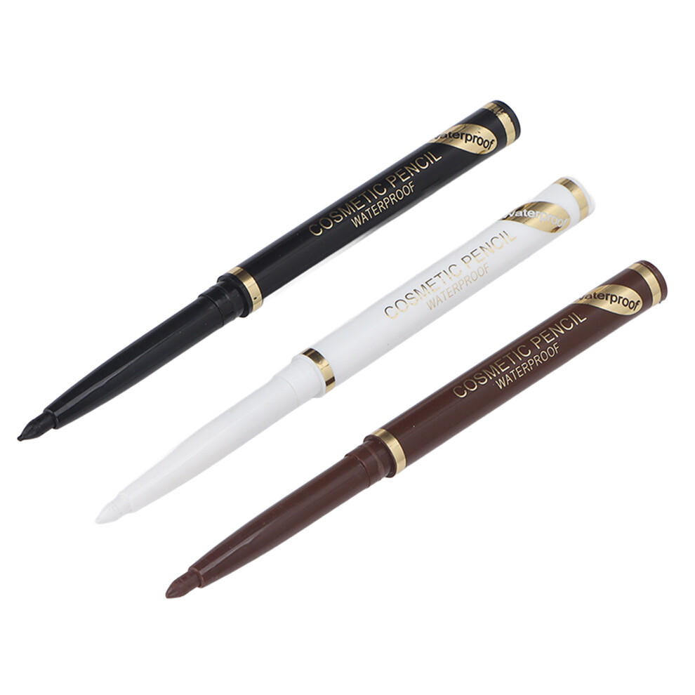 3Pcs Beard Filler Set: Waterproof & Sweatproof Pencil for Natural Contour