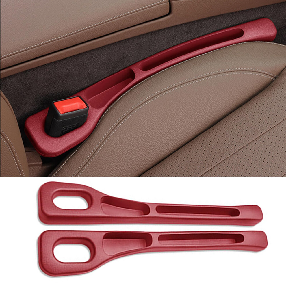 Car Seat Gap Filler For Audi S7 20132018, Organizer Stops Item Dropping And Keeps Interior Tidy Red 9347817644739