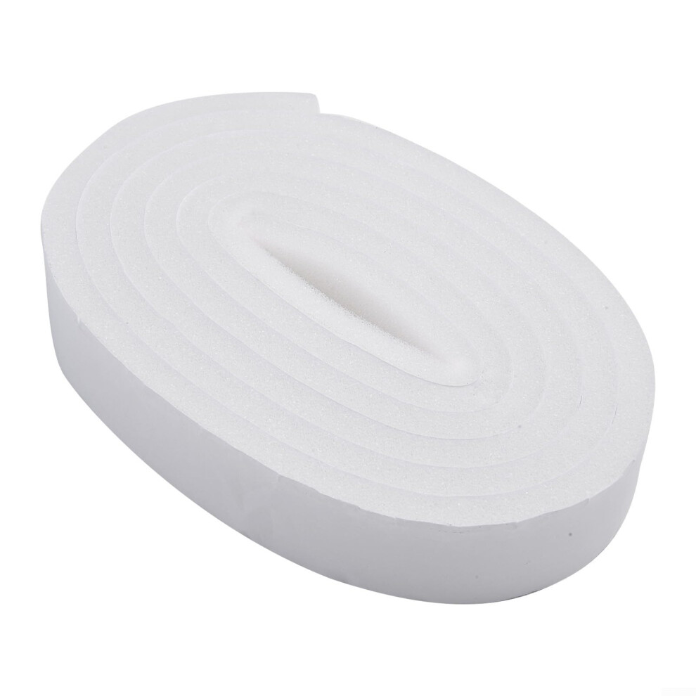 Door Seal Strip Weather Stripping Noise Reduction Waterproof Self Adhesive White 3Cm 1 Roll 9347817526752