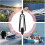 Boat Motor Flusher Dual Water Line Flush Outboard Engine Flush Kit with Rectangular Ear Muff 3