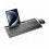 Wireless Keyboard and Mouse Combo Ergonomic Silent Design with Extra Large Tablet Slot Adjustable DPI 1