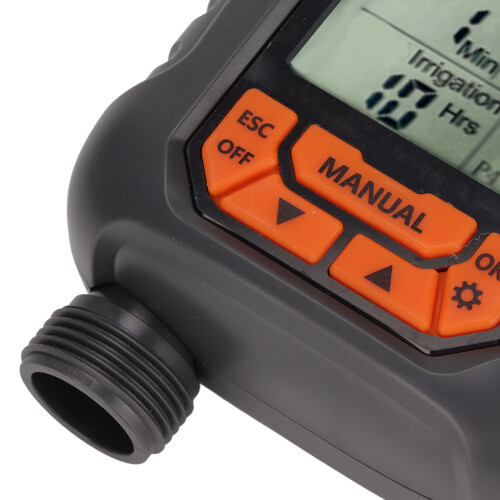 G3/4 IP65 Waterproof Digital Sprinkler Timer with Large LCD & Copper Adapter 2