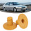 2pcs Rear Spring Bump Stop PU Yellow 12802494 Good Performance Excellent Elast 12