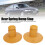 2pcs Rear Spring Bump Stop PU Yellow 12802494 Good Performance Excellent Elast 5