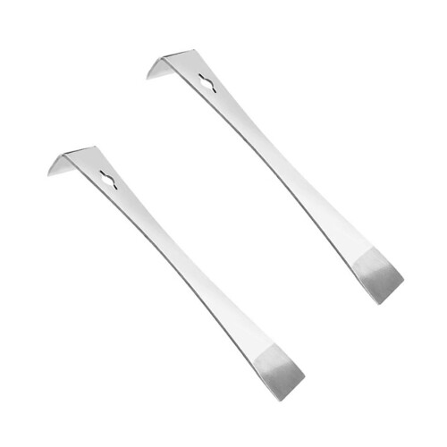 2Piece Stainless Steel Hive Scrapers Set For Beekeepers Apiaries Maintenance Tools