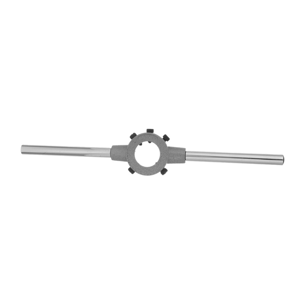 Adjustable Round Die Stock Threading Tool Wrench Handle For Metal Threads Die Holder Flexible Adaptation Workshop 9187378444429