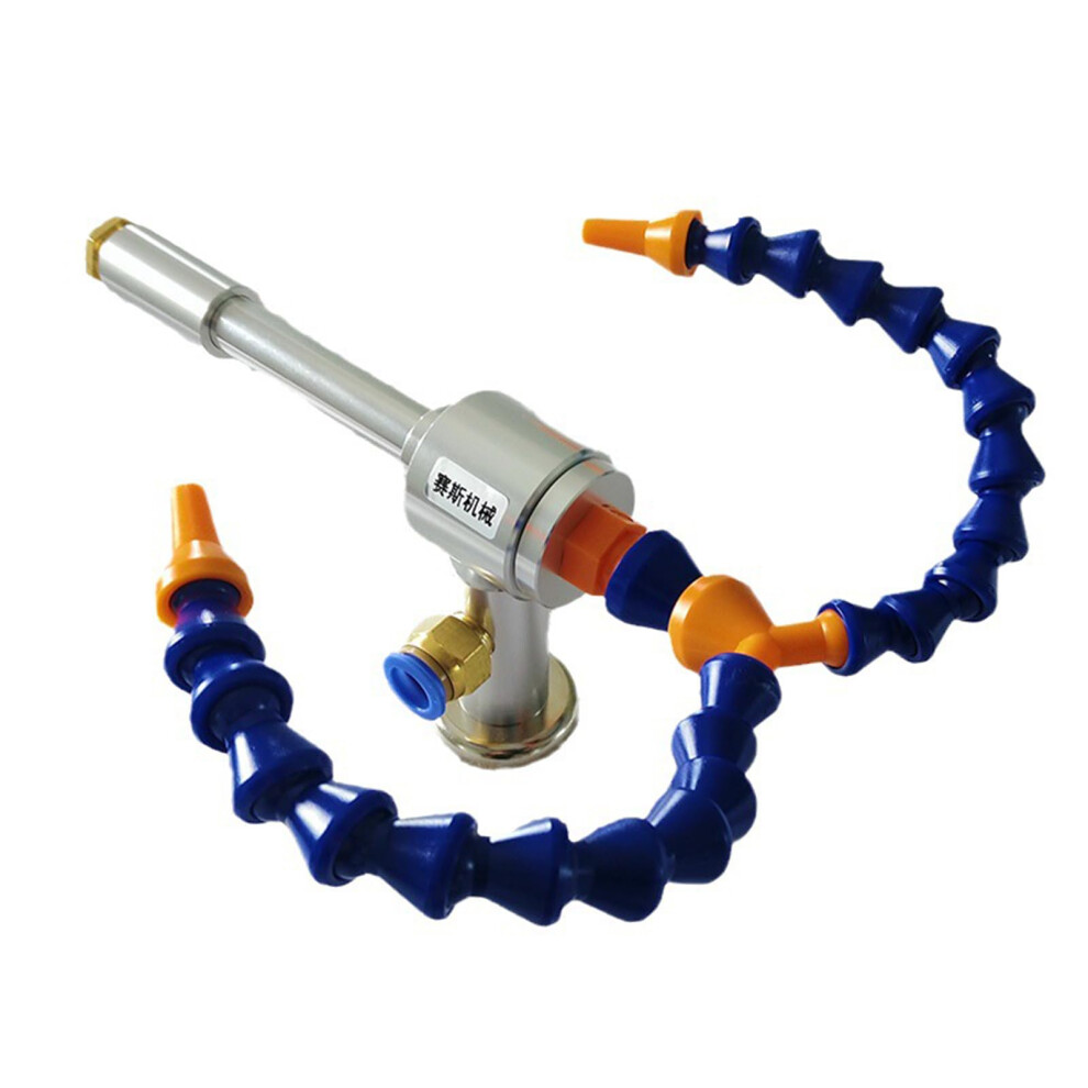 Vortex Tube Air Cooler Aluminum Alloy Dual Head Compressed Air Cooling System With Flexible Tube 9199774105262