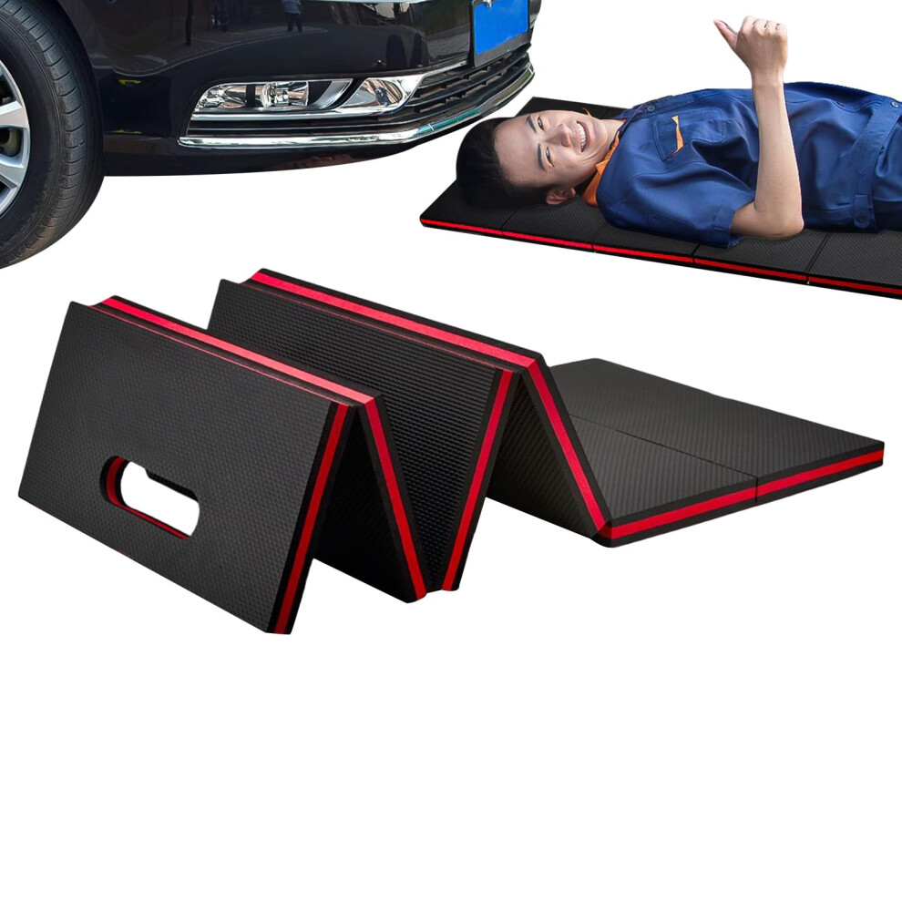 Mechanic Kneeling Pad With Convertible Seat, Density Eva Folding Mat For Garage Or Workshop 9382693282637