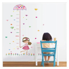 Childrens Height Chart Model 005 Princess Monkey Theme Growth Chart Sticker SelfAdhesive Height Decal Car Cartoon Gauge