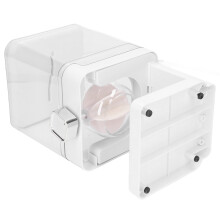 Dry Food Dispenser 17.5oz Capacity Clear Plastic for Grain Cereal Snacks