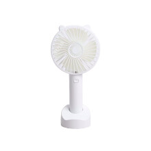 Portable USB Fan, Mini Rechargeable with 3Speed Wind, Quiet Handheld for Travel and Office