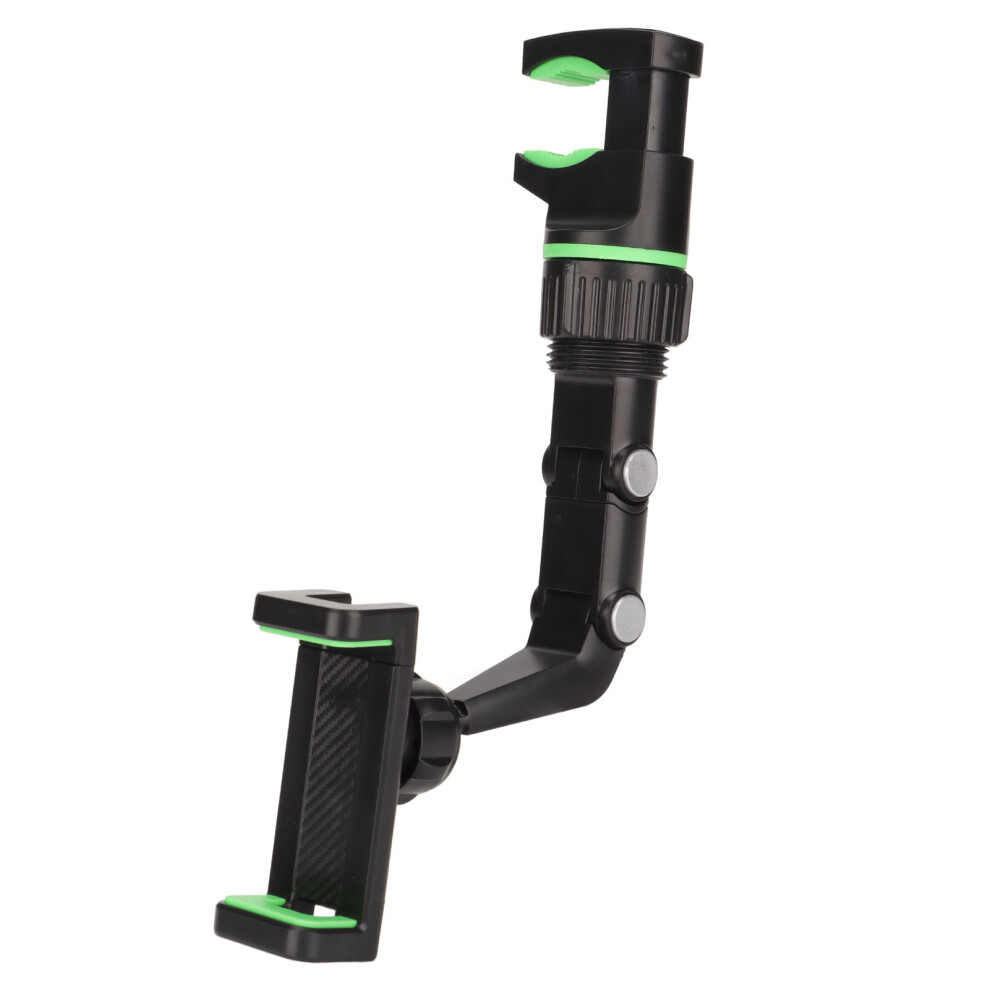 360 Rotating Adjustable Car Cell Phone Holder For Rearview Mirror 3641375796371
