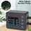 4 Nozzles Electronic Spraying Set Double Pump Irrigation Timer System Automatic Watering Nozzles System 10m Hose 7