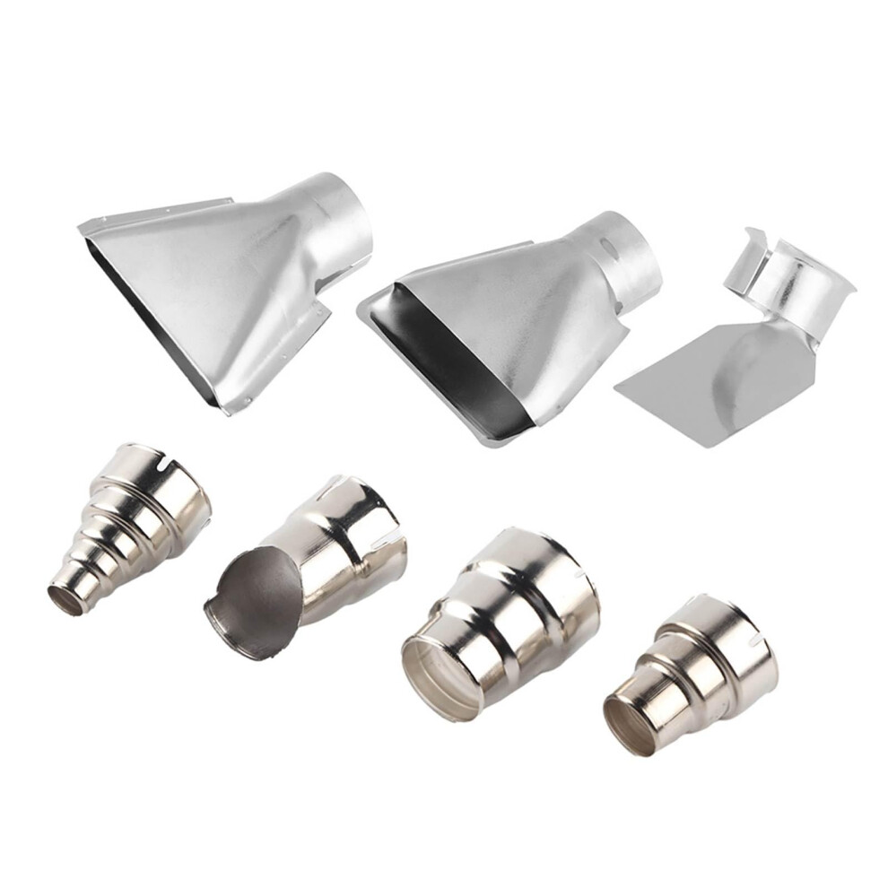 Hot Air Gun Nozzle Set, Stainless Steel 7Piece Nozzles, 3540Mm, For Hot Air Soldering Station Tools 9347817646818