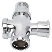 Push-Button-Urinalspülventil DN20 DN25 Zinklegierung Silber