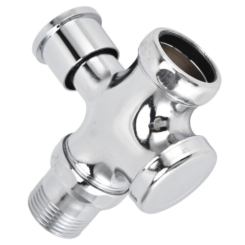 Push-Button-Urinalspülventil DN20 DN25 Zinklegierung Silber 2