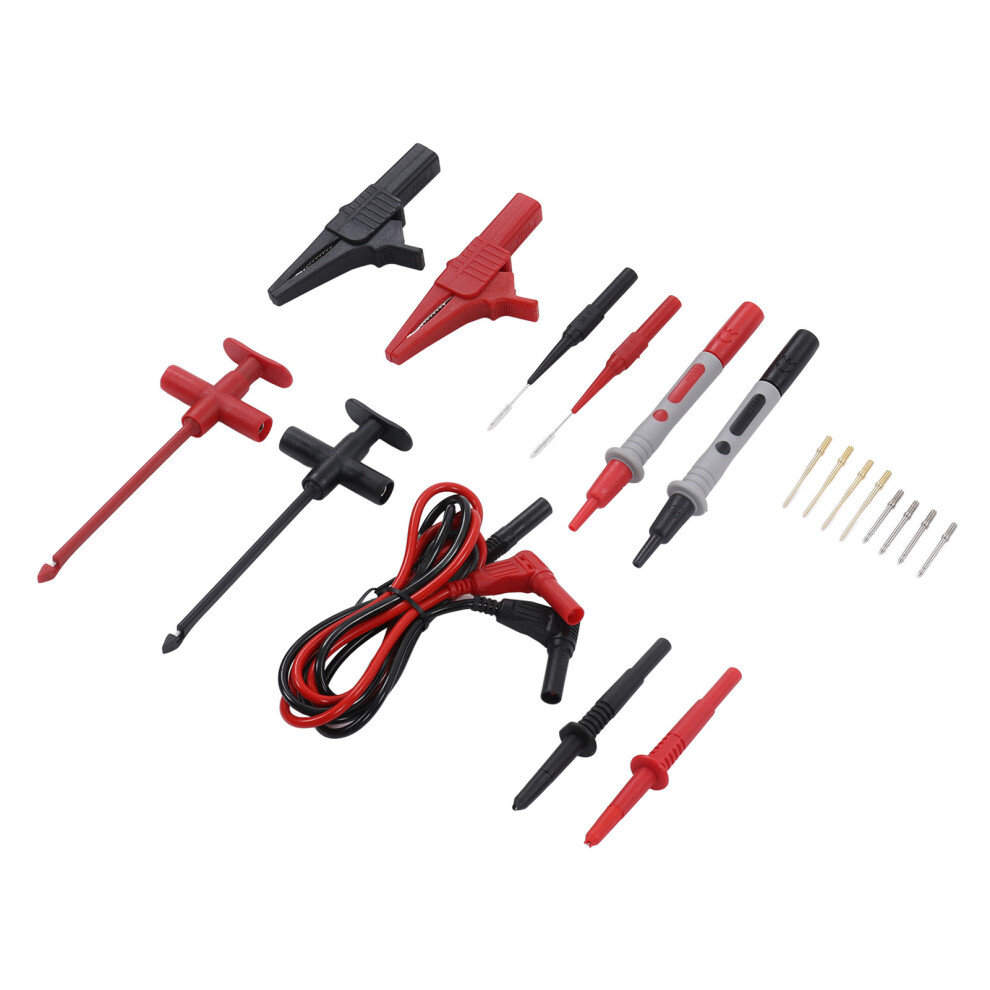 Test Leads Kit For Multimeter With Crocodile Clips Banana Plugs & Cables 4921375800568