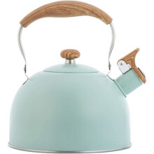 2,5 l Wasserkocher, pfeifender Teekessel, Edelstahl-Teekanne mit Verbrühschutzgriff