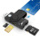in 1 SIM Card Reader, Micro SD Card Reader for DOD Common Access CAC/SIM/ID/IC Bank, Compatible with Windows/Vista 1
