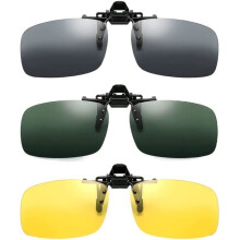 Sunglasses - Unspecified - Anti-Glare Clip-on Glasses - UV400 - Night Driving - Unisex