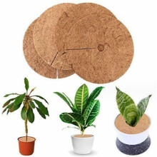Coconut Plant Mat - Mulching Disc - 6 Pieces - Coconut Winter Protection