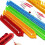 Rectangular Knitting Kit, 4 Pieces Different Sizes Multifunctional Long Plastic Knitting Loom and Accessories Tools 1