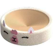 in 1 Kratzbett für Katzen – Marke – Sisal – 40 cm – niedliches Design – Beige