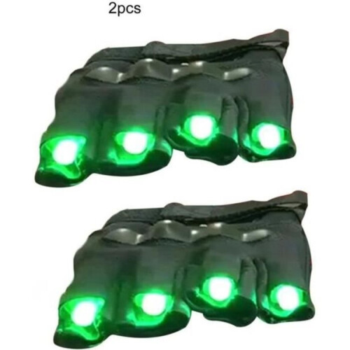 PROTECTIVE GLOVES Laser Gloves LED Laser Light Gloves Accessories Performance Light green