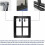Pet Door - Unspecified - Large - Black - 12" x 16" - Indoor 4