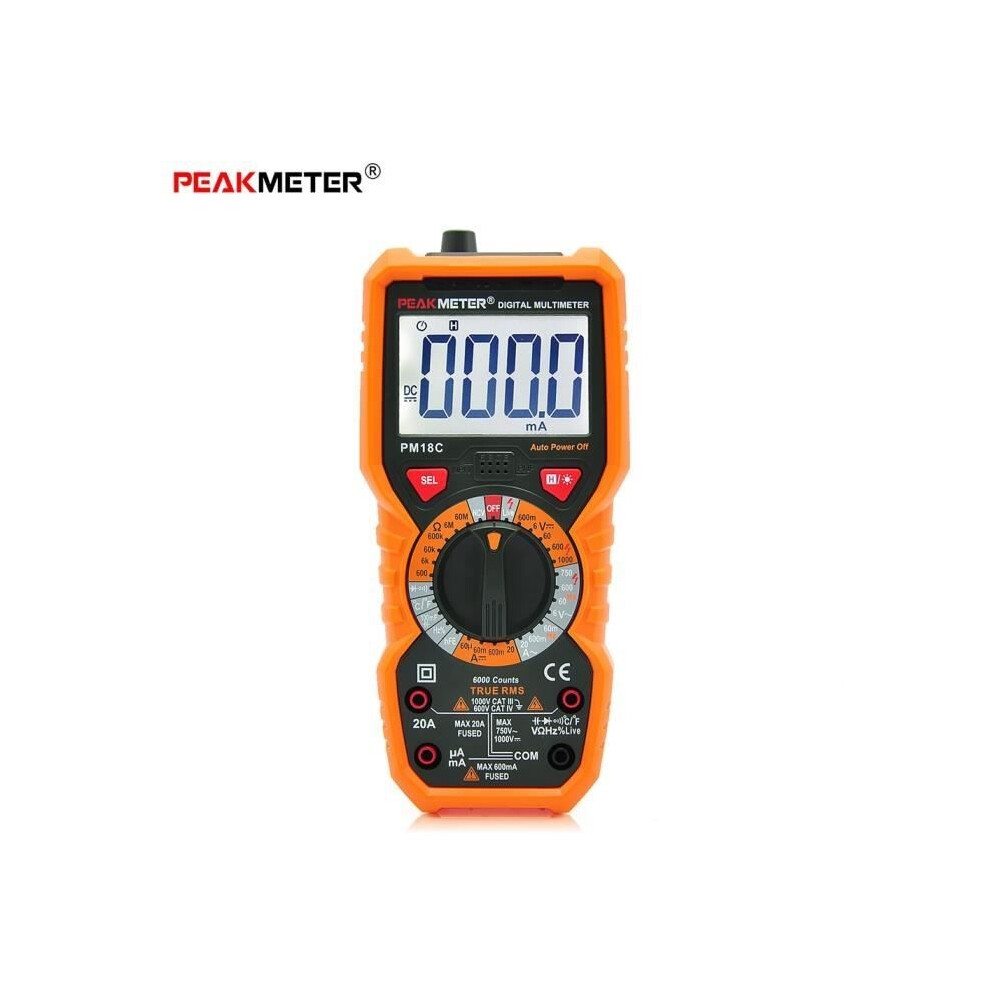 Peakmeter Pm18c High Precision Digital Pocket Multimeter Ac - Dc Voltage Current Temperature 8581600434072