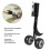 Gartenroller, Unkrautstecher, Grasschneider, bequemer Griff, Sicheltyp, tragbar, NIM 4