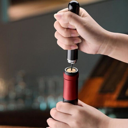 Corkscrew - Unspecified - Portable - Black - Contemporary Design - 45 Grams 2