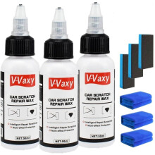 Set mit ultimativer Lackbeständigkeit, V-Vaxy Auto-Kratzer-Reparatur-Cax, Auto-Polier-Lackauffrischer, Kratzer-Entferner