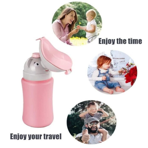Notfall-Töpfchen für Kleinkinder, Mädchen, tragbare MINI-Kindertoilette – Rosa 2