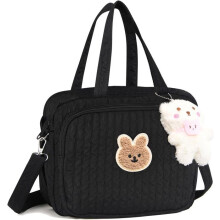 Borsa per pannolini per bambole - Set di borse per pannolini con ciondolo, dotata di borsa premaman con tracolla regolabile per le mamme
