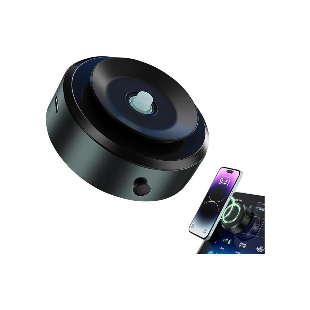 Vacuum Suction Phone Holder, 360 Rotatable Double-Sided Phone Holder, Magnetic Car Suction Cup Holder Innovative Dual Suction Cup 8581600435529