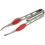 Set mit 2 Pinzetten mit LED-Licht, schräge Spitze, Edelstahl 366 4
