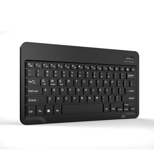 Bluetooth Keyboard UK Layout, Slim Wireless Rechargeable Design for iPad, Windows and MultiDevice Use