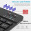 Bluetooth Keyboard UK Layout, Slim Wireless Rechargeable Design for iPad, Windows and MultiDevice Use 2